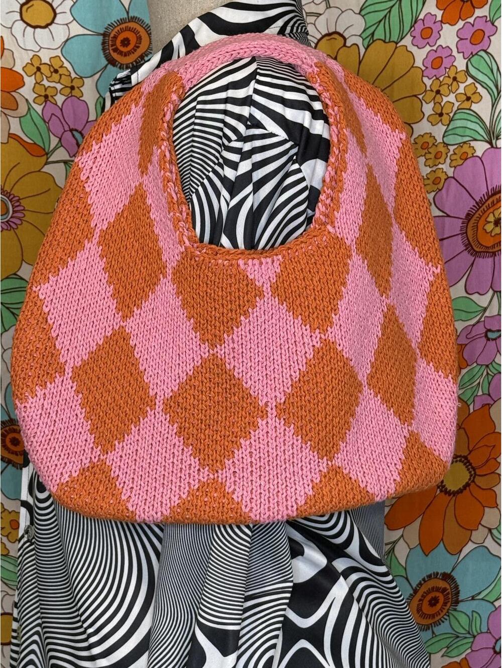 Argyle Shoulder Bag